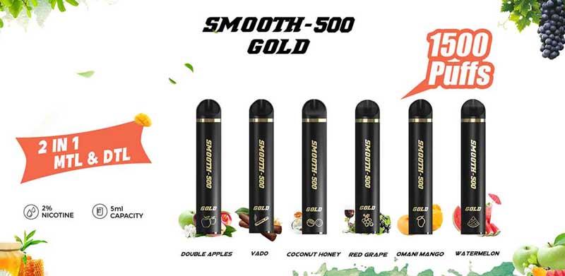 Smooth-1500-Gold-Disposable-vape-pen