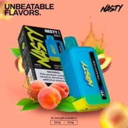 nasty bar 8500 peach ice