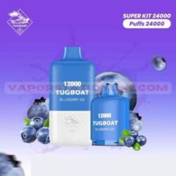 Tugboat Super 24000 Blueberry ice